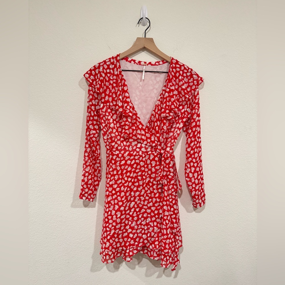 Free People Wrap Mini Dress